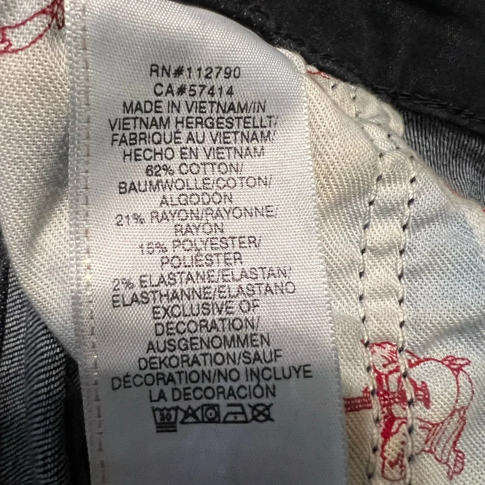 Sz L True Religion dark blue wash denim jumpsuit - Picture 12 of 12